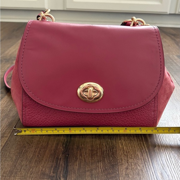 Coach F22348 Faye Carryall, Mixed Material Rouge/Gold - Picture 2 of 16